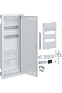 Obrázok pre Plastic Hybrid PT Enclosure 24M 2x Mounting Plate IP40 865x335x90 Perforated Door Volta.Hybrid