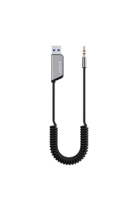 Obrázok pre Savio TR-16 Transmitter AUX adaptér s funkcí hands-free, Bluetooth 5.3, Google Assistant/Siri