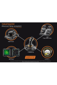 Obrázok pre Thrustmaster T-16000M FCS Flight Pack Černá USB Joystick Analogový/digitální MAC, PC