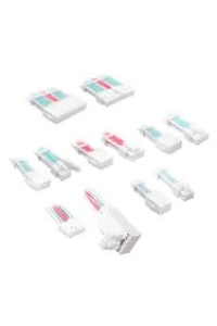 Kolink Core Pro Braided Cable Extension Kit 12V-2x6 Type 2 - Brilliant White/Neon Blue/Pure Pink Obrázok pre Kolink Core Pro Braided Cable Extension Kit 12V-2x6 Type 2 - Brilliant White/Neon Blue/Pure Pink