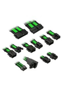 Kolink Core Pro Braided Cable Extension Kit 12V-2x6 Type 1 - Venom Green Obrázok pre Kolink Core Pro Braided Cable Extension Kit 12V-2x6 Type 1 - Venom Green