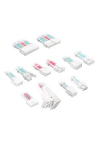 Kolink Core Pro Braided Cable Extension Kit 12V-2x6 Type 1 - Brilliant White/Neon Blue/Pure Pink Obrázok pre Kolink Core Pro Braided Cable Extension Kit 12V-2x6 Type 1 - Brilliant White/Neon Blue/Pure Pink