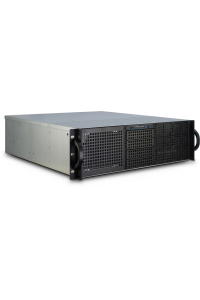 Obrázok pre Inter-Tech 3U-30248 Skříň Černá, Nerezová ocel