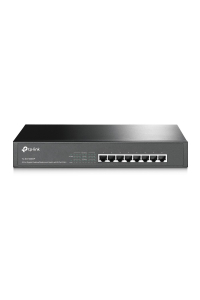 TP-Link TL-SG1008MP Nespravované Gigabit Ethernet (10/100/1000) Podpora napájení po Ethernetu (PoE) 1U Černá Obrázok pre TP-Link TL-SG1008MP Nespravované Gigabit Ethernet (10/100/1000) Podpora napájení po Ethernetu (PoE) 1U Černá