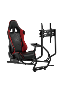Obrázok pre Herní stojan se sedátkem pro závodní volant Držák TV NanoRS RS160