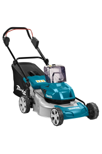 Obrázok pre Makita DLM460PT2 sekačka na trávu Sekačka na trávu s kolečky Baterie Černá, Modrá, Šedá