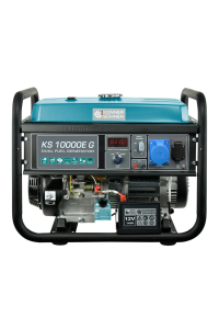 Obrázok pre Könner & Söhnen KS 10000E G motorové generátory 8000 W 25 l LPG (zkapalněný ropný plyn), Benzín Barva Aqua, Černá