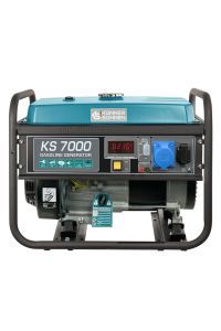 Obrázok pre Könner & Söhnen KS 7000 motorové generátory 5000 W 25 l Benzín Černá, Modrozelená