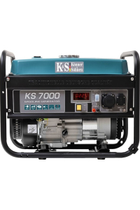 Könner & Söhnen KS 7000 motorové generátory 5000 W 25 l Benzín Černá, Modrozelená Obrázok pre Könner & Söhnen KS 7000 motorové generátory 5000 W 25 l Benzín Černá, Modrozelená