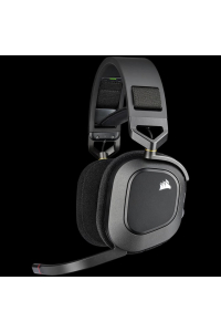 Corsair HS80 RGB Sluchátka s mikrofonem Bezdrátový Přes hlavu Hraní Černá Obrázok pre Corsair HS80 RGB Sluchátka s mikrofonem Bezdrátový Přes hlavu Hraní Černá