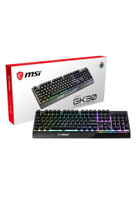 Obrázok pre MSI Vigor GK30 klávesnice Hraní USB QWERTY US Mezinárodní Černá