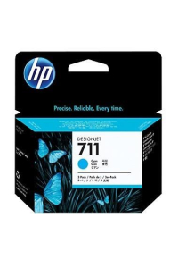 HP 711 Trojbalení azurové inkoustové kazety DesignJet, 29 ml Obrázok pre HP 711 Trojbalení azurové inkoustové kazety DesignJet, 29 ml