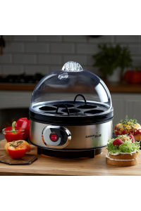 Obrázok pre Automatický vařič vajec, příkon 400 W, až 7 vajec, odměrka, 220-240 V~, 50 Hz, GreenBlue GB572