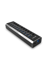 Lindy 43370 rozbočovač rozhraní USB 3.2 Gen 1 (3.1 Gen 1) Type-B 5000 Mbit/s Černá Obrázok pre Lindy 43370 rozbočovač rozhraní USB 3.2 Gen 1 (3.1 Gen 1) Type-B 5000 Mbit/s Černá