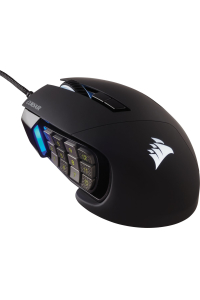 Corsair Scimitar RGB Elite myš Hraní Pro praváky USB Typ-A Optický 18000 DPI Obrázok pre Corsair Scimitar RGB Elite myš Hraní Pro praváky USB Typ-A Optický 18000 DPI