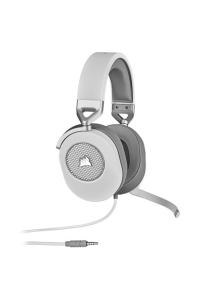 Corsair HS65 SURROUND Sluchátka s mikrofonem Kabel Do ruky Hraní Bílá Obrázok pre Corsair HS65 SURROUND Sluchátka s mikrofonem Kabel Do ruky Hraní Bílá