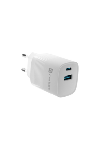 Obrázok pre NATEC RIBERA GAN NABÍJEČKA 1X USB-A + 1X USB-C 30W BÍLÁ