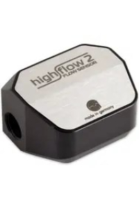aqua Computer Durchflusssensor high flow 2, 2x G1/4 - silber/schwarz Obrázok pre aqua Computer Durchflusssensor high flow 2, 2x G1/4 - silber/schwarz