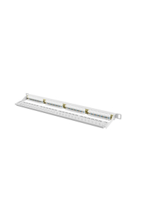 Obrázok pre LANBERG PATCH PANEL 24 PORTŮ 0,5U CAT.6 UTP ŠEDÝ