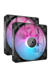 Corsair iCUE LINK RX140 RGB Počítačová skříň Ventilátor 14 cm Černá 2 kusů Obrázok pre Corsair iCUE LINK RX140 RGB Počítačová skříň Ventilátor 14 cm Černá 2 kusů