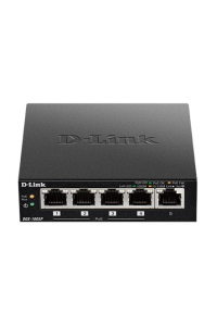 Obrázok pre D-Link DGS-1005P/E síťový přepínač Nespravované Gigabit Ethernet (10/100/1000) Podpora napájení po Ethernetu (PoE) Černá