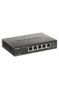 Obrázok pre D-Link DGS-1100-05PDV2 síťový přepínač Řízený Gigabit Ethernet (10/100/1000) Podpora napájení po Ethernetu (PoE) Černá