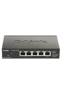 D-Link DGS-1100-05PDV2 síťový přepínač Řízený Gigabit Ethernet (10/100/1000) Podpora napájení po Ethernetu (PoE) Černá Obrázok pre D-Link DGS-1100-05PDV2 síťový přepínač Řízený Gigabit Ethernet (10/100/1000) Podpora napájení po Ethernetu (PoE) Černá