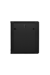 Lanberg wall-mounted installation rack cabinet 19'' 15U 600x600mm black (glass door) Obrázok pre Lanberg wall-mounted installation rack cabinet 19'' 15U 600x600mm black (glass door)