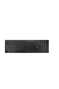 CHERRY KW 9100 SLIM klávesnice Univerzální RF bezdrátové + Bluetooth QWERTZ Německý Černá Obrázok pre CHERRY KW 9100 SLIM klávesnice Univerzální RF bezdrátové + Bluetooth QWERTZ Německý Černá