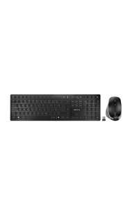 CHERRY DW 9500 SLIM klávesnice Obsahuje myš Univerzální RF bezdrátové + Bluetooth QWERTZ Německý Černá, Šedá Obrázok pre CHERRY DW 9500 SLIM klávesnice Obsahuje myš Univerzální RF bezdrátové + Bluetooth QWERTZ Německý Černá, Šedá