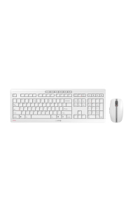 CHERRY Stream Desktop Recharge klávesnice Obsahuje myš Univerzální RF bezdrátový QWERTY Anglický Šedá Obrázok pre CHERRY Stream Desktop Recharge klávesnice Obsahuje myš Univerzální RF bezdrátový QWERTY Anglický Šedá