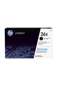 HP 26X Černá originální tonerová kazeta LaserJet s vysokou výtěžností Obrázok pre HP 26X Černá originální tonerová kazeta LaserJet s vysokou výtěžností