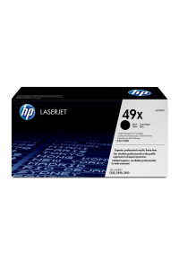 HP 49X Černá originální tonerová kazeta LaserJet s vysokou výtěžností Obrázok pre HP 49X Černá originální tonerová kazeta LaserJet s vysokou výtěžností