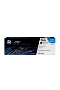 HP 304A Dvojbalení černé originální tonerové kazety LaserJet Obrázok pre HP 304A Dvojbalení černé originální tonerové kazety LaserJet