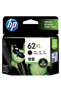 HP 62 XL Černá originální inkoustová kazeta s vysokou výtěžností Obrázok pre HP 62 XL Černá originální inkoustová kazeta s vysokou výtěžností