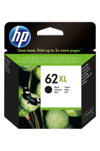 HP 62 XL Černá originální inkoustová kazeta s vysokou výtěžností Obrázok pre HP 62 XL Černá originální inkoustová kazeta s vysokou výtěžností