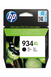 HP 934 XL Černá originální inkoustová kazeta s vysokou výtěžností Obrázok pre HP 934 XL Černá originální inkoustová kazeta s vysokou výtěžností