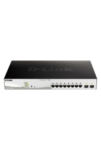 D-Link DGS-1210-10MP Řízený L2 Gigabit Ethernet (10/100/1000) Podpora napájení po Ethernetu (PoE) Černá, Šedá Obrázok pre D-Link DGS-1210-10MP Řízený L2 Gigabit Ethernet (10/100/1000) Podpora napájení po Ethernetu (PoE) Černá, Šedá