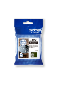 Brother LC422BK inkoustová náplň 1 kusů Originální Černá Obrázok pre Brother LC422BK inkoustová náplň 1 kusů Originální Černá