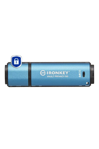Kingston Technology IronKey 64 GB Vault Privacy 50 AES-256 šifrování , FIPS 197 Obrázok pre Kingston Technology IronKey 64 GB Vault Privacy 50 AES-256 šifrování , FIPS 197
