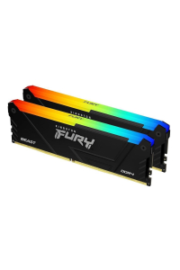 Kingston Technology FURY Beast 64GB 3200MT/s DDR4 CL16 DIMM (Kit of 2) RGB Obrázok pre Kingston Technology FURY Beast 64GB 3200MT/s DDR4 CL16 DIMM (Kit of 2) RGB