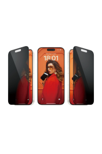 Obrázok pre PanzerGlass ® Privacy Screen Protector iPhone 15 Pro | Ultra-Wide Fit w. EasyAligner Čirá ochranná fólie na displej Apple 1 kusů
