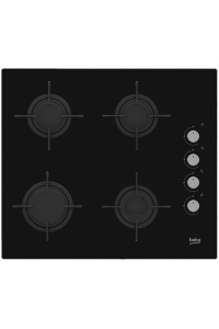 Obrázok pre Beko HILG64120S varná deska Černá Vestavěné 60 cm Plynový 4 zóna/zón