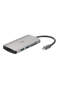 D-Link DUB-M810 dokovací stanice/replikátor portů Kabel USB 3.2 Gen 1 (3.1 Gen 1) Type-C Hliník Obrázok pre D-Link DUB-M810 dokovací stanice/replikátor portů Kabel USB 3.2 Gen 1 (3.1 Gen 1) Type-C Hliník