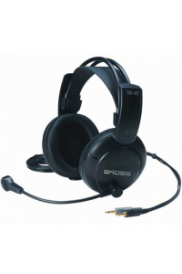 Koss SB40 sluchátka / náhlavní souprava Sluchátka s mikrofonem Kabel Přes hlavu Hovory/hudba Černá Obrázok pre Koss SB40 sluchátka / náhlavní souprava Sluchátka s mikrofonem Kabel Přes hlavu Hovory/hudba Černá