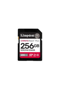 Kingston Technology 256GB Canvas React Plus SDXC UHS-II 280R/150W U3 V60 pro Full HD/4K Obrázok pre Kingston Technology 256GB Canvas React Plus SDXC UHS-II 280R/150W U3 V60 pro Full HD/4K
