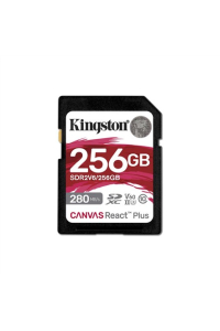 Obrázok pre Kingston Technology 256GB Canvas React Plus SDXC UHS-II 280R/150W U3 V60 pro Full HD/4K