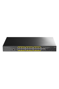 Obrázok pre Cudy GS2028PS4 Řízený L2 Gigabit Ethernet (10/100/1000) Podpora napájení po Ethernetu (PoE) 1U Černá