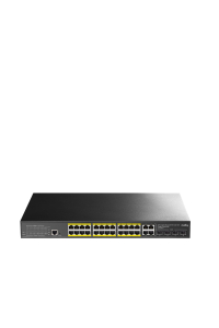 Cudy GS2028PS4 Řízený L2 Gigabit Ethernet (10/100/1000) Podpora napájení po Ethernetu (PoE) 1U Černá Obrázok pre Cudy GS2028PS4 Řízený L2 Gigabit Ethernet (10/100/1000) Podpora napájení po Ethernetu (PoE) 1U Černá