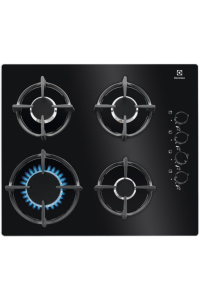 Electrolux EGG6407K Černá Vestavěné 59 cm Plynový 4 zóna/zón Obrázok pre Electrolux EGG6407K Černá Vestavěné 59 cm Plynový 4 zóna/zón